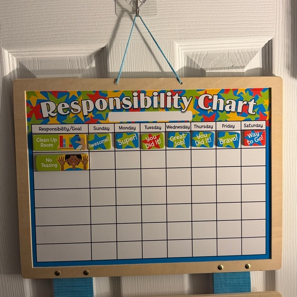Melissa and Doug Magnetic Responsibility Chart - Picture 2 of 3